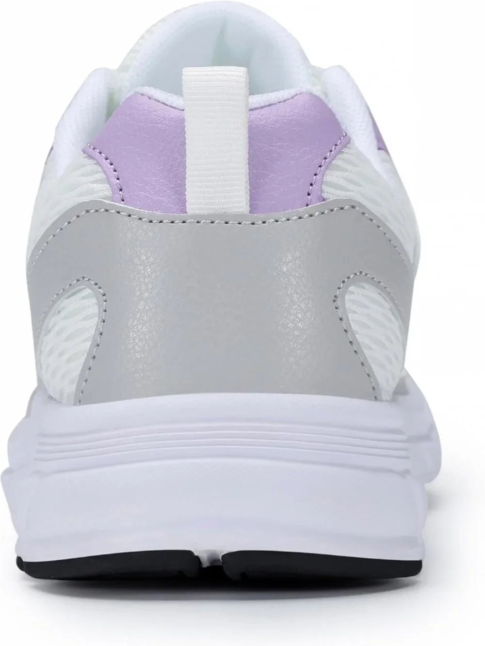 Women's Purple White Walking Shoes Comfortable Running Casual Tennis Sneakers